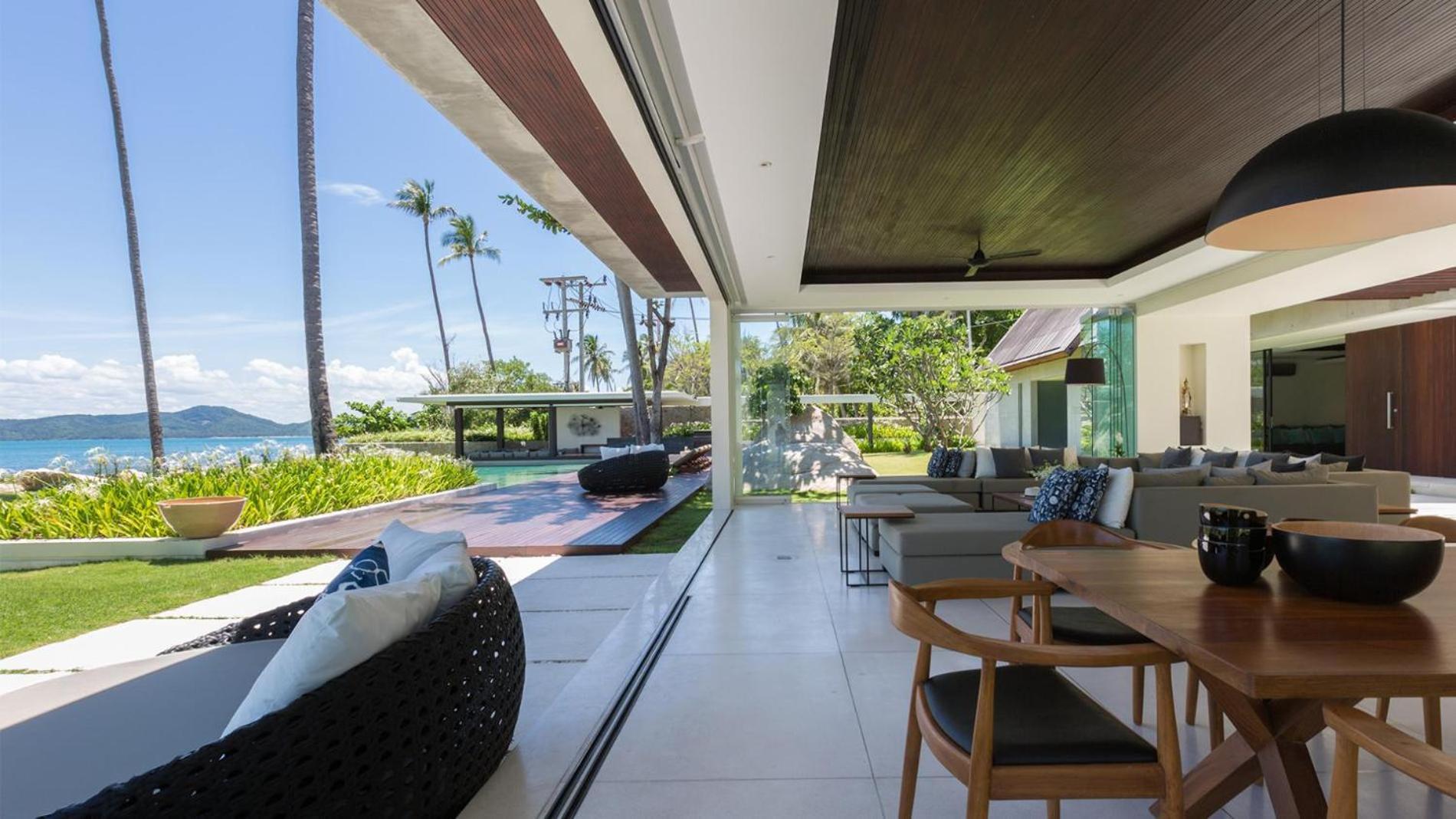 Fashionable Villa Malabar Beachfront 5 Bedrooms Plus 2 Kid'S Bedrooms Laem Sor Exterior foto